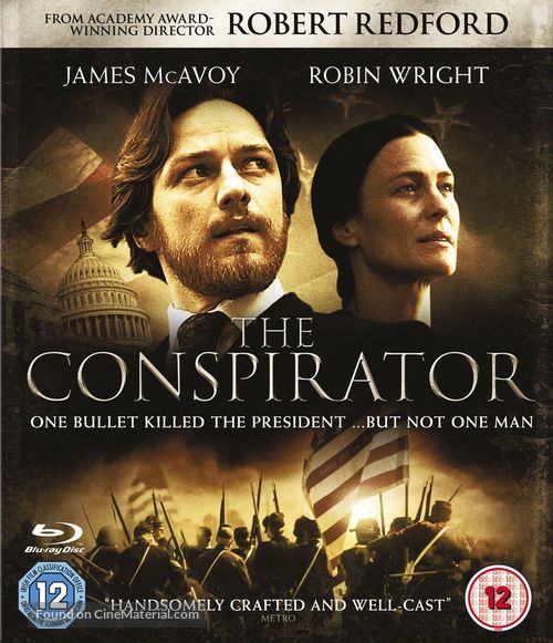 The Conspirator - British Blu-Ray movie cover