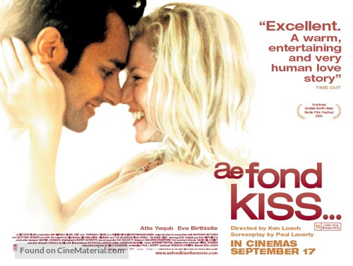 Ae Fond Kiss... - British Movie Poster