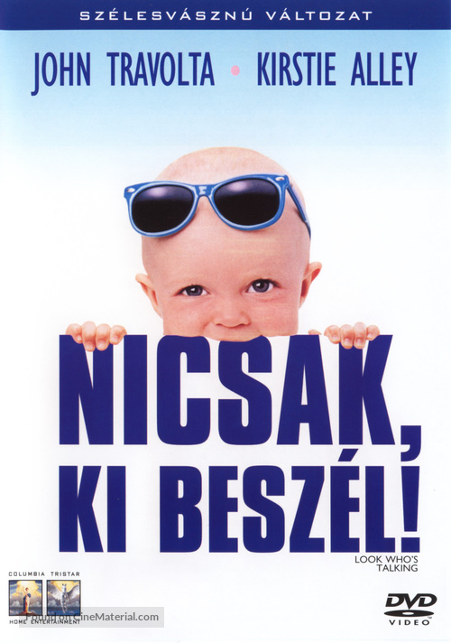 Look Who&#039;s Talking - Hungarian DVD movie cover