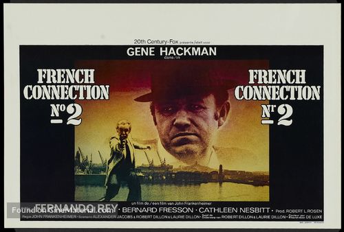 French Connection II - Belgian Movie Poster