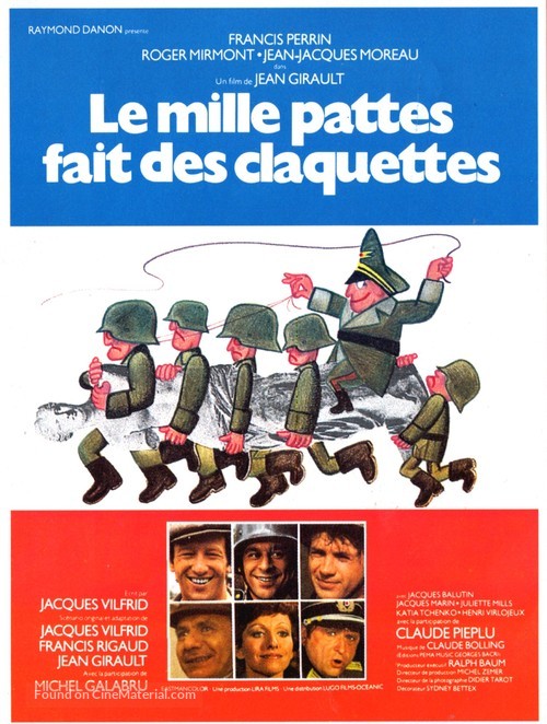 Le mille-pattes fait des claquettes - French Movie Poster