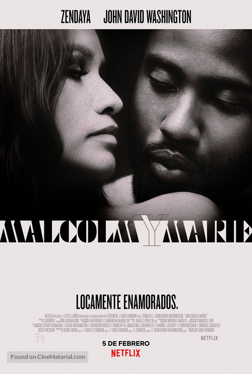 Malcolm &amp; Marie - Spanish Movie Poster