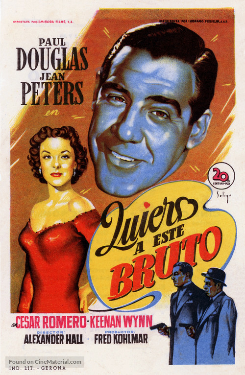 Love That Brute - Spanish Movie Poster