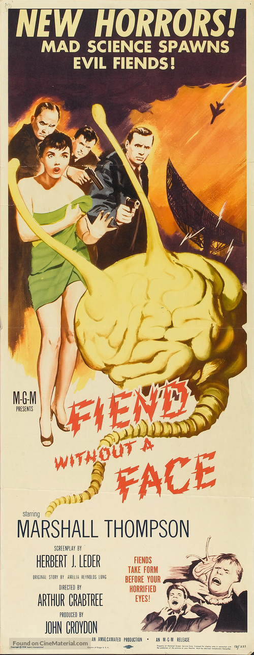 Fiend Without a Face - Movie Poster