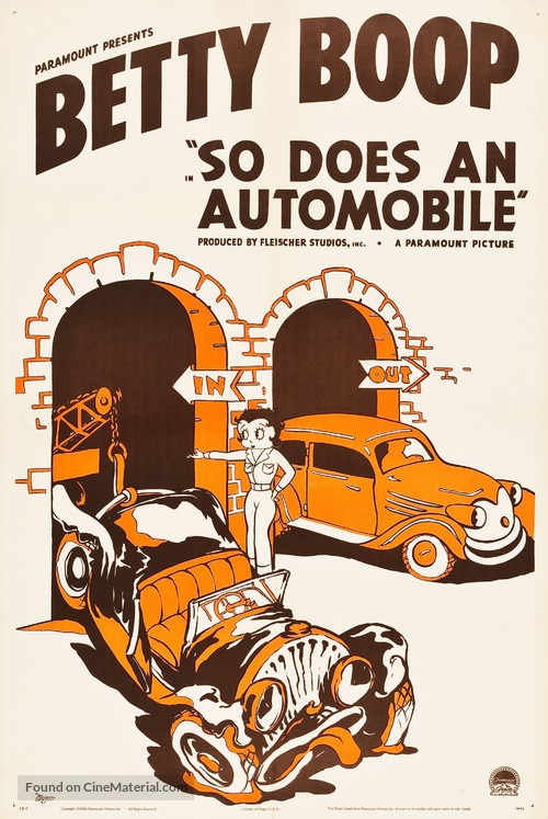 So Does an Automobile - Movie Poster