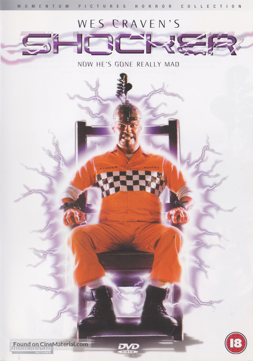 Shocker - British DVD movie cover