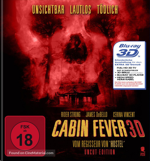 Cabin Fever - German Blu-Ray movie cover