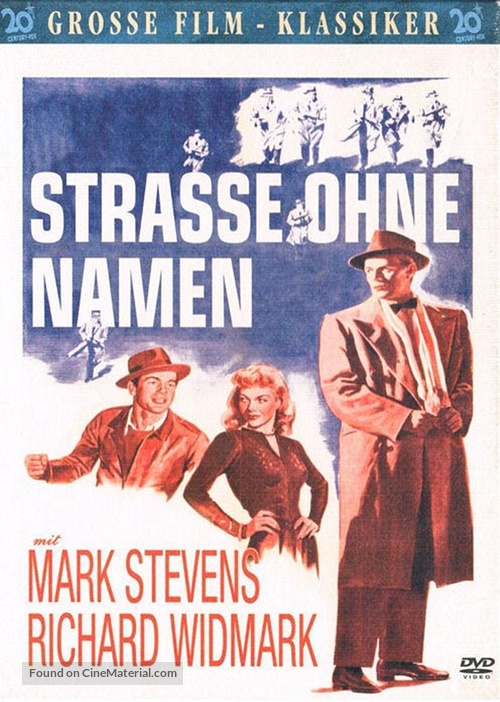 The Street with No Name - German DVD movie cover