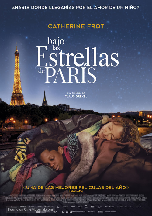 Sous les Etoiles de Paris - Spanish Movie Poster