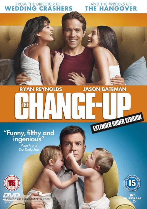The Change-Up - British DVD movie cover