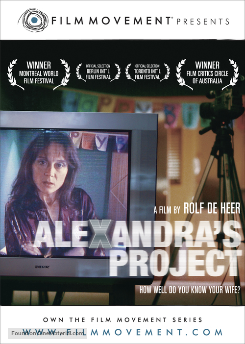 Alexandra&#039;s Project - DVD movie cover