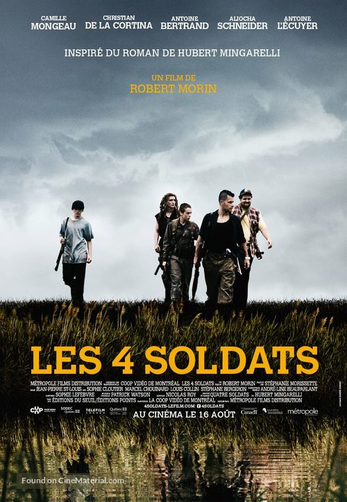 Les 4 soldats - Canadian Movie Poster