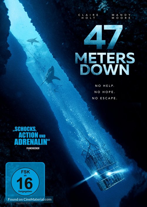 47 Meters Down - German DVD movie cover