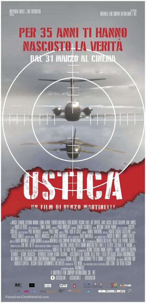 Ustica: The Missing Paper - Italian Movie Poster