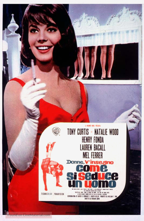 Sex and the Single Girl - Italian Movie Poster