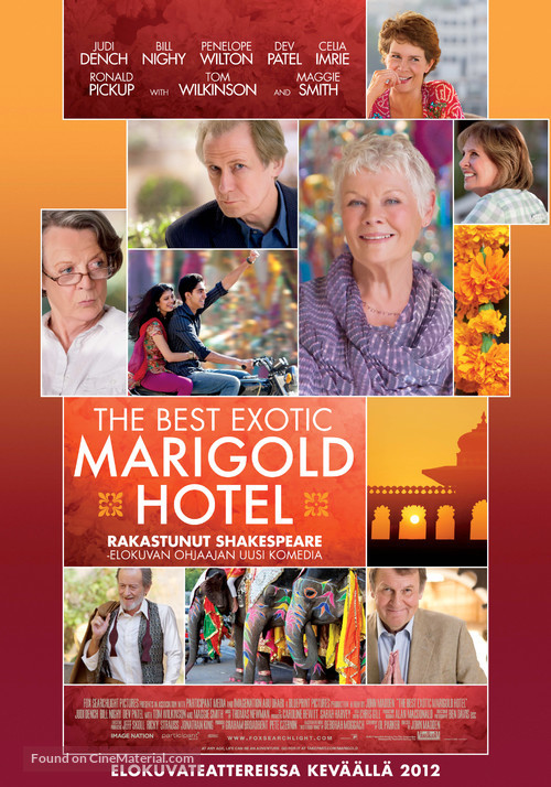 The Best Exotic Marigold Hotel - Finnish Movie Poster