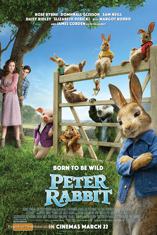 Peter Rabbit - Australian Movie Poster