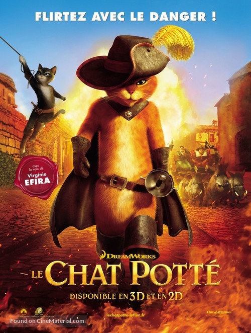 Puss in Boots - French Movie Poster