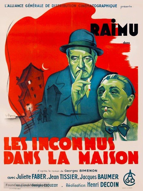 Les inconnus dans la maison - French Movie Poster