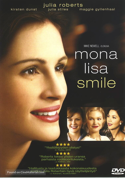 Mona Lisa Smile - Finnish DVD movie cover