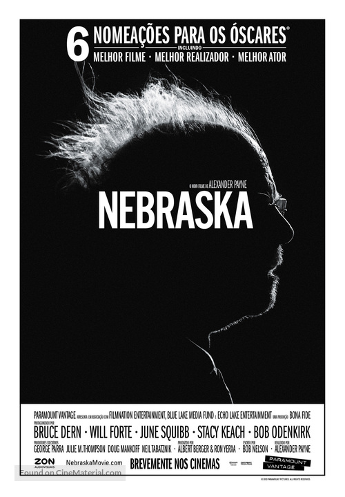 Nebraska - Portuguese Movie Poster