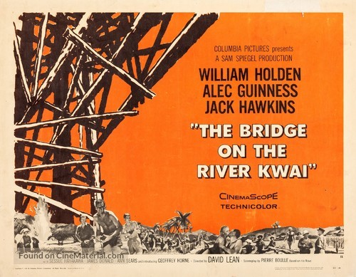 The Bridge on the River Kwai - Movie Poster