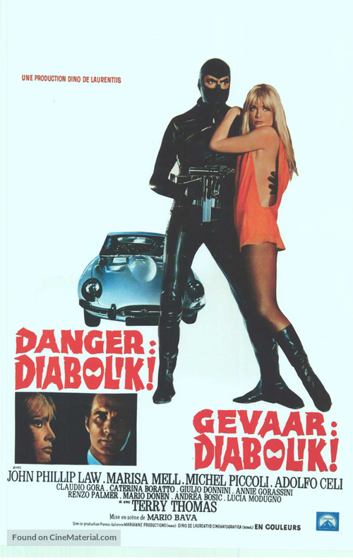 Diabolik - Belgian Movie Poster