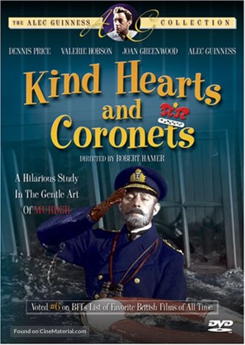 Kind Hearts and Coronets - DVD movie cover
