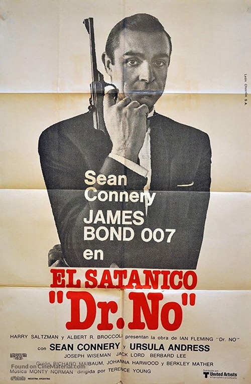 Dr. No - Argentinian Movie Poster
