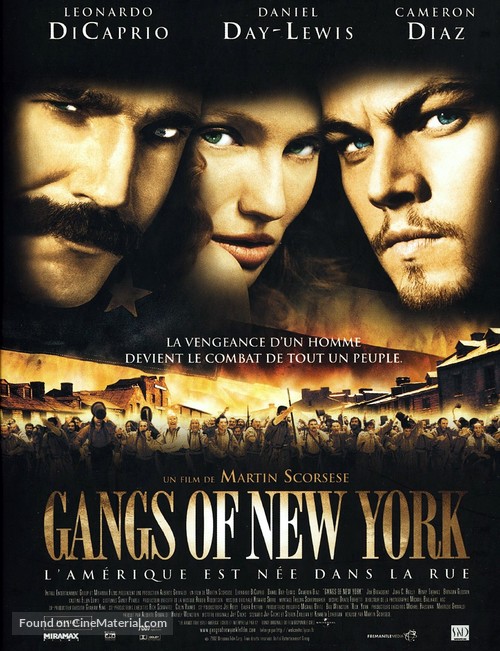 Gangs Of New York - French Movie Poster