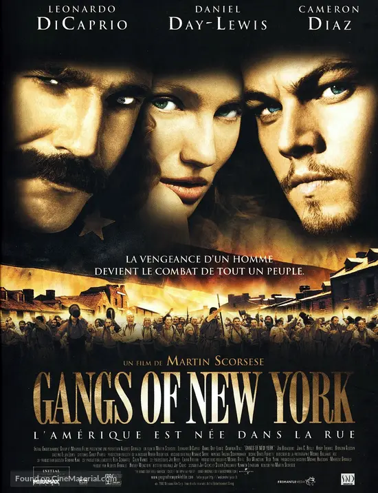 Gangs Of New York - French Movie Poster