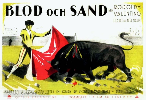 Blood and Sand - British Movie Poster