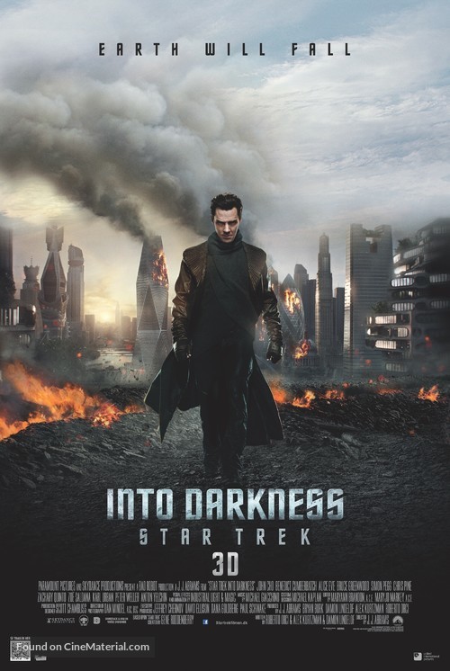 Star Trek Into Darkness - Danish Movie Poster