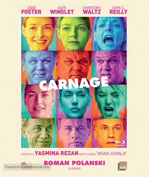 Carnage - Finnish Blu-Ray movie cover