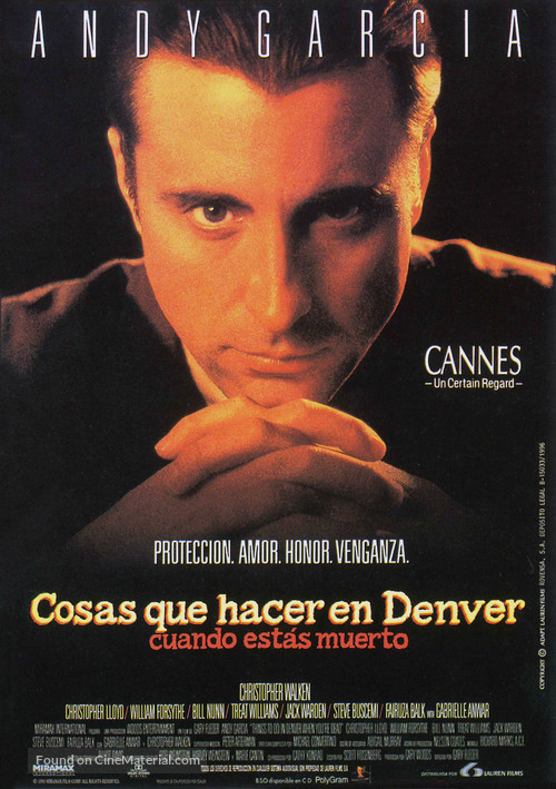Things to Do in Denver When You&#039;re Dead - Spanish Movie Poster