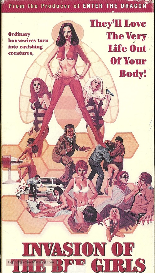 Invasion of the Bee Girls - VHS movie cover