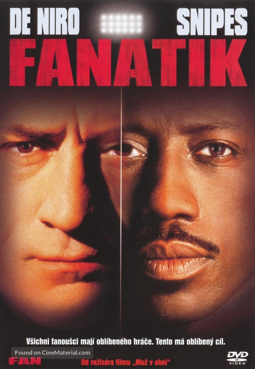 The Fan - Czech DVD movie cover