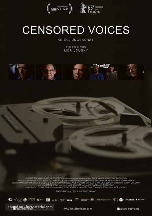 Censored Voices - German Movie Poster