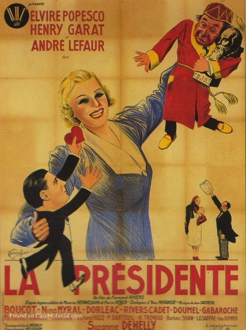 La pr&eacute;sidente - French Movie Poster