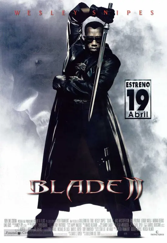 Blade 2 (2002) Spanish movie poster