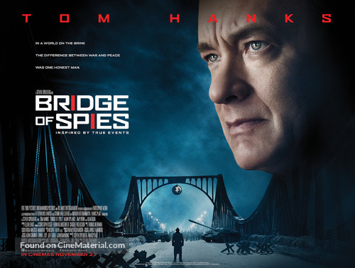 Bridge of Spies - British Movie Poster