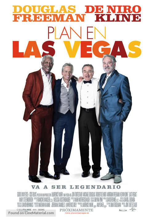 Last Vegas - Spanish Movie Poster