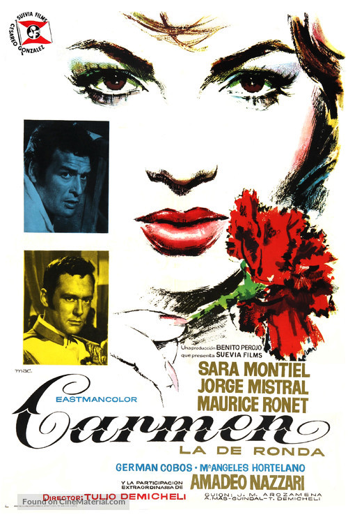 Carmen la de Ronda - Spanish Movie Poster