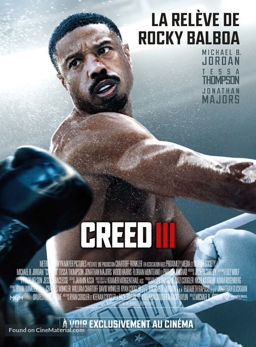 Creed III - French Movie Poster