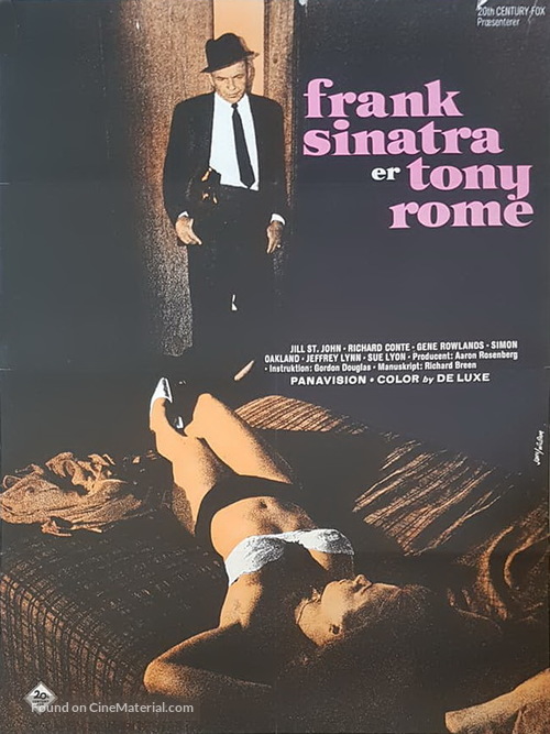 Tony Rome - Danish Movie Poster