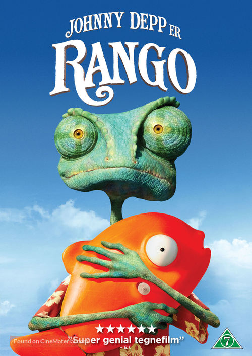 Rango - Danish DVD movie cover