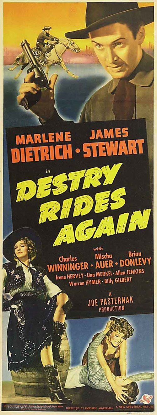 Destry Rides Again - Movie Poster