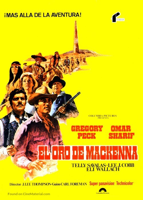 Mackenna&#039;s Gold - Spanish Movie Poster