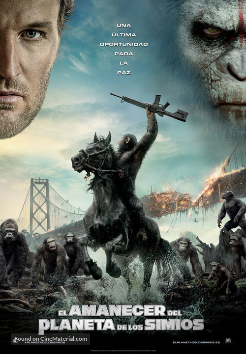 Dawn of the Planet of the Apes - Spanish Movie Poster