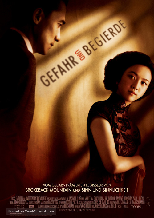Se, jie - German Movie Poster